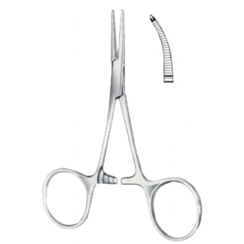 Hartmann Hemostatic Forceps BJ Curved 12 10cm4