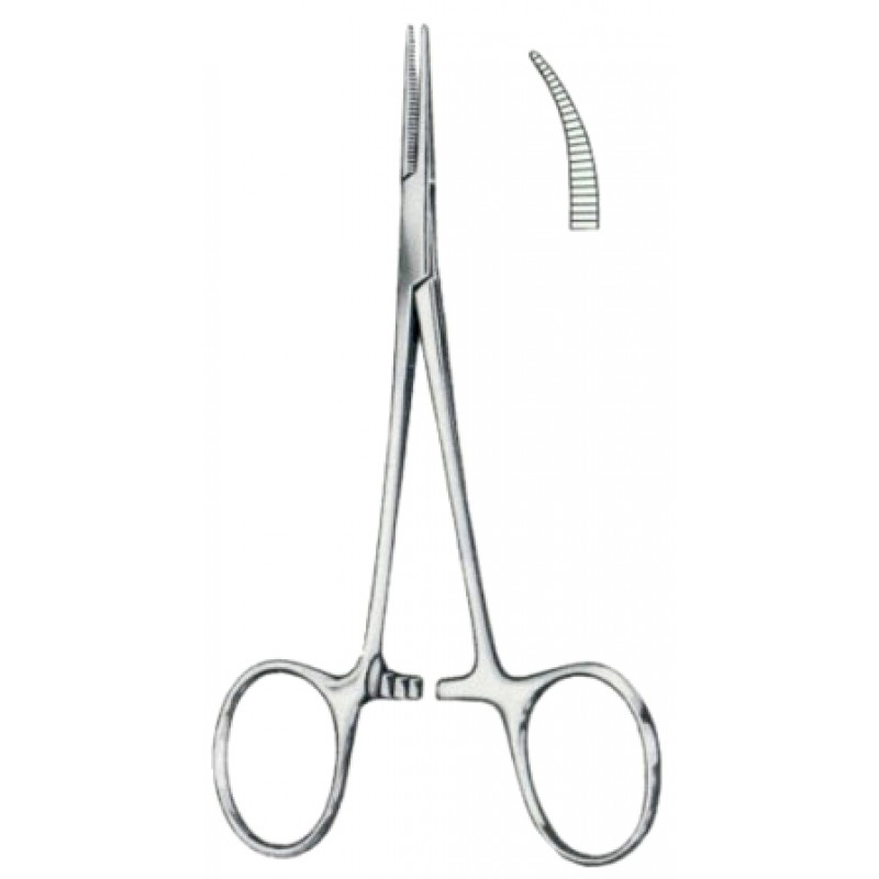 Micro-Mosquito Hemostatic Forceps BJ Curved 12cm4 34
