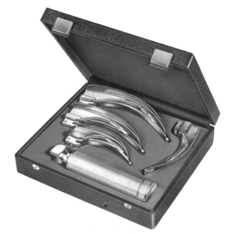 Fiber Optic Laryngoscopes Set of 5 Blades