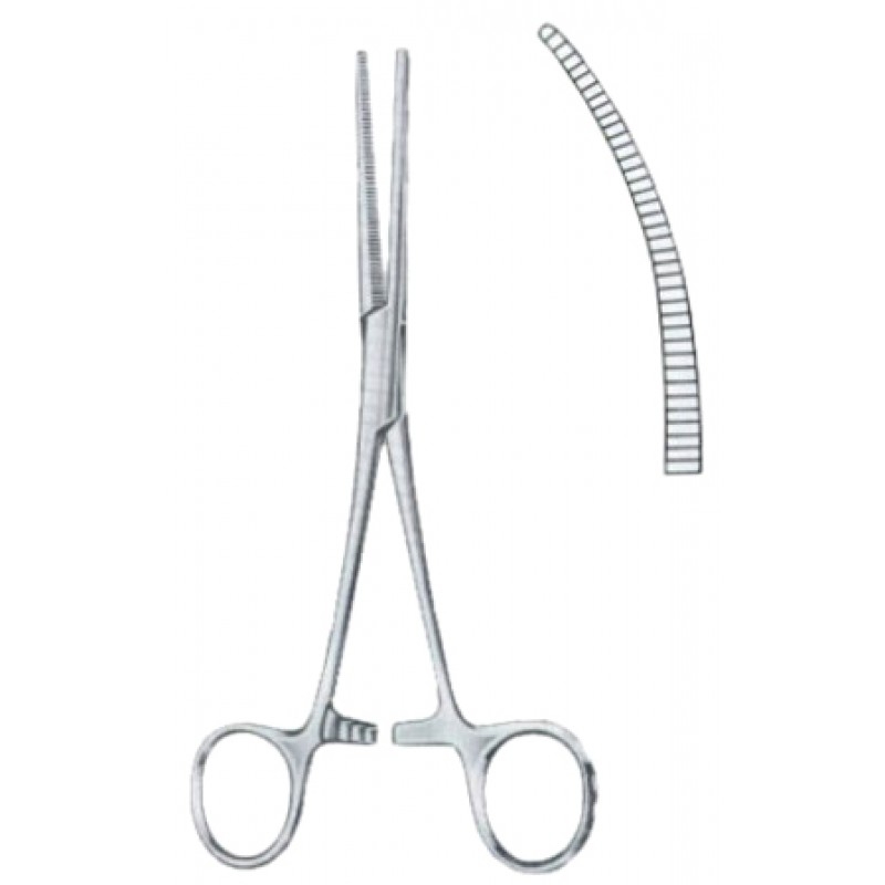 Rochester-Pean Hemostatic Forceps BJ Curved 16cm6 14