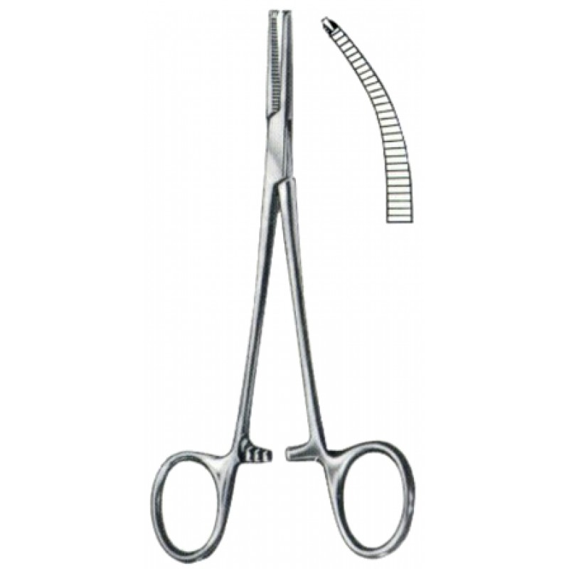 Baby-Crile Hemostatic Forceps BJ Curved 12 14cm5 12