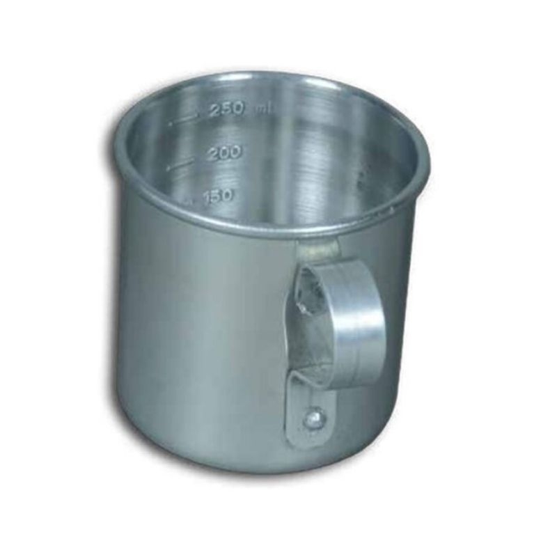 Cup for administering serum