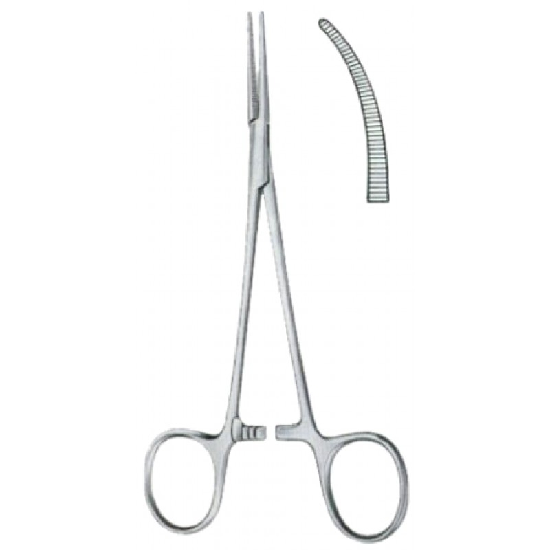 Leriche Hemostatic Forceps BJ Curved 15cm6