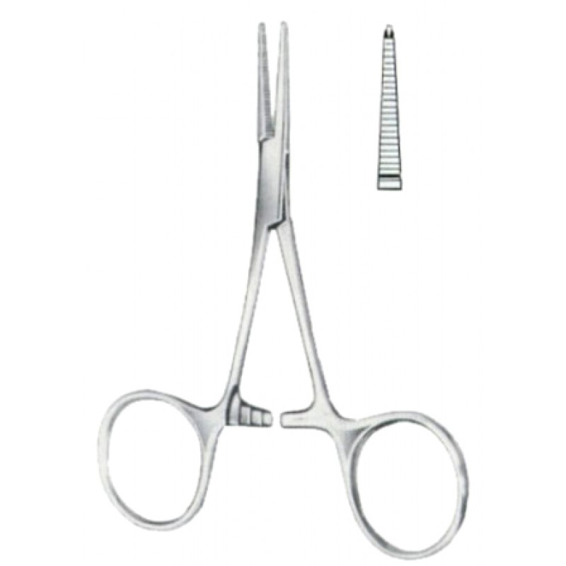Hartmann Hemostatic Forceps BJ Curved 10cm4
